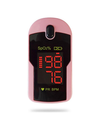 Oxímetro de Pulso Concord Rosa - Medición SpO2 y Frecuencia Cardíaca