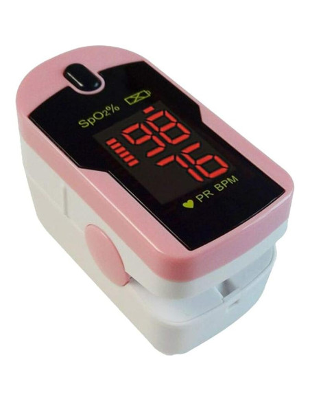 Oxímetro de Pulso Concord Rosa - Medición SpO2 y Frecuencia Cardíaca