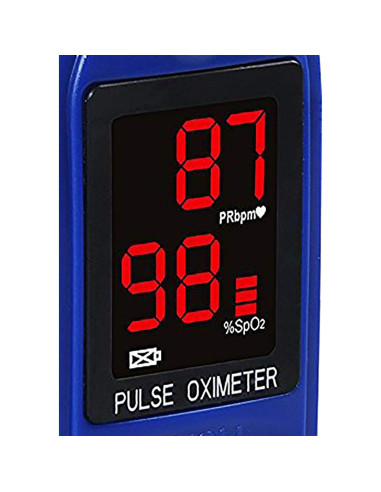 Oxímetro de Pulso Concord Basics - Monitor SpO2 y Pulso Azul