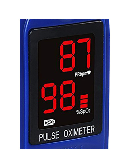 Oxímetro de Pulso Concord Basics - Monitor SpO2 y Pulso Azul