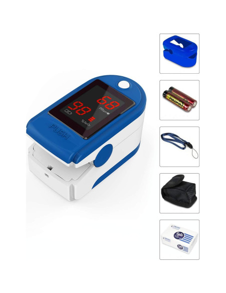 Oxímetro de Pulso Concord Basics - Monitor SpO2 y Pulso Azul