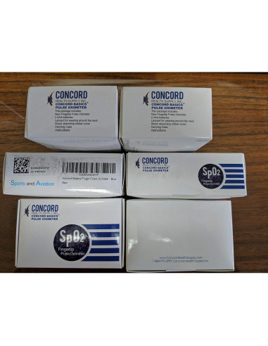 Oxímetro de Pulso Concord Basics - Monitor SpO2 y Pulso Azul