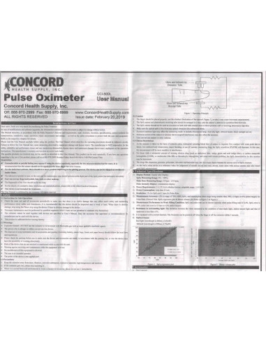 Oxímetro de Pulso Concord Basics - Monitor SpO2 y Pulso Azul