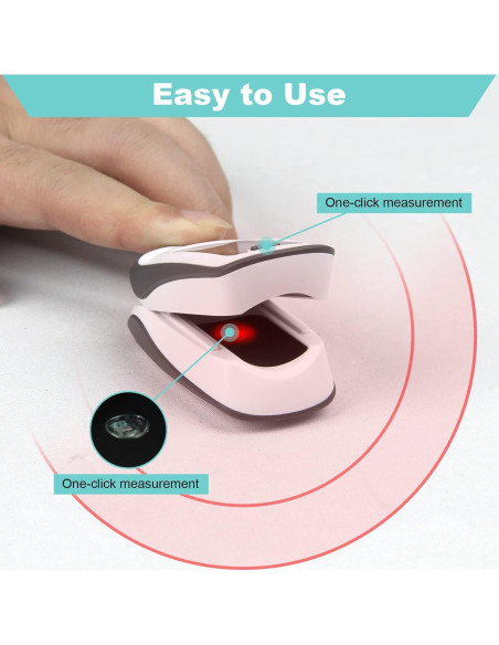 Oxímetro de Pulso YIDERBO - Medición SpO2 y Frecuencia Cardíaca