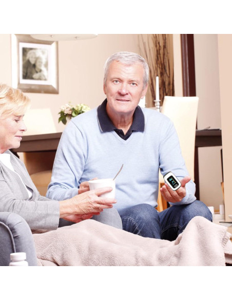 Oxímetro de Pulso YIDERBO - Medición SpO2 y Frecuencia Cardíaca