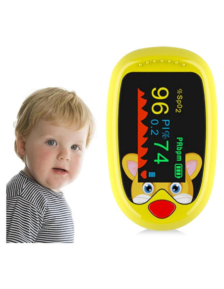 Oxímetro de Pulso Pediátrico Xuzhou TY05, Monitoreo SpO2 y Frecuencia Cardíaca