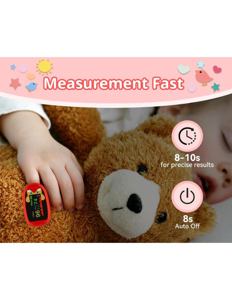 Oxímetro de Pulso Pediátrico Xuzhou TY05, Monitoreo SpO2 y Frecuencia Cardíaca