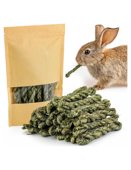 25 Palos de Heno Timothy para Conejos y Roedores - Matafat