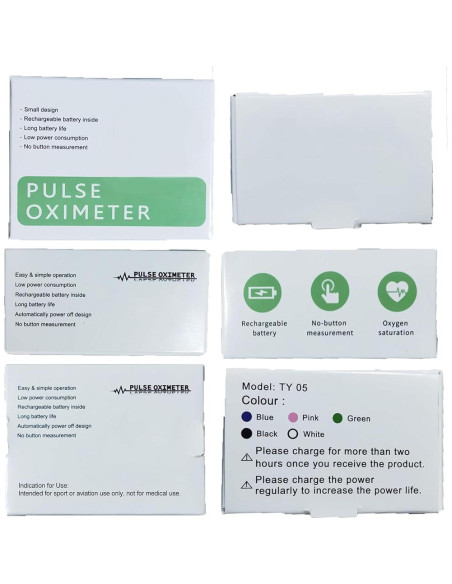 Oxímetro de Pulso Pediátrico Xuzhou TY05, Monitoreo SpO2 y Frecuencia Cardíaca