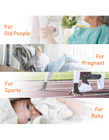 Oxímetro de Pulso Digital OLED Hunan Accurate con Estuche