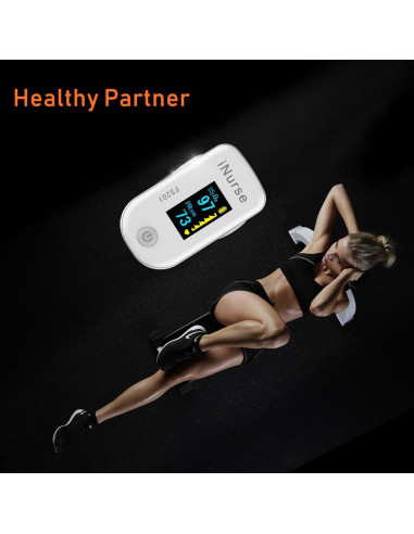 Oxímetro de Pulso Digital OLED Hunan Accurate con Estuche