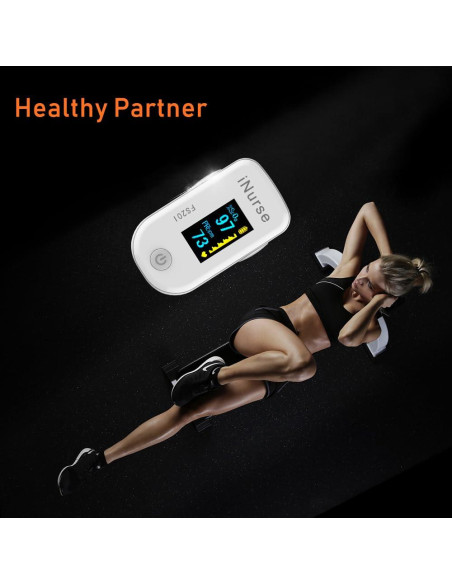 Oxímetro de Pulso Digital OLED Hunan Accurate con Estuche