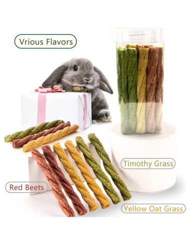 20 Juguetes Masticables para Hámster Dbeans - Sabores Mixtos