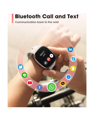 Reloj Inteligente Sanorum G56 para Hombres y Mujeres 5ATM