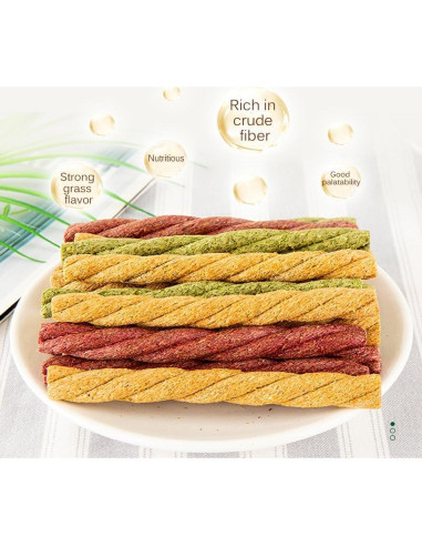 20 Juguetes Masticables para Hámster Dbeans - Sabores Mixtos