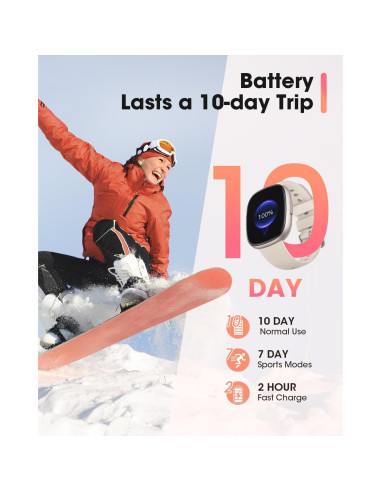 Reloj Inteligente Sanorum G56 para Hombres y Mujeres 5ATM