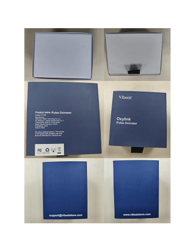 Monitor de Oxígeno en Sangre Vibeat Oxylink - Medidor Bluetooth para Dedo