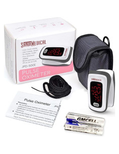 Oxímetro de Pulso SantaMedical JPD-500E con Pantalla LED 2