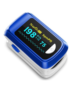 Oxímetro de Pulso MugaTree de Dedo SpO2 y Frecuencia Cardíaca