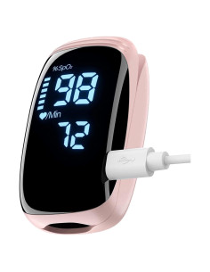 Oxímetro de Pulso Hummingbird TY05 Recargable Rosa