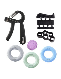 Kit de Entrenador de Fuerza de Agarre NILAIWO 7 PCS