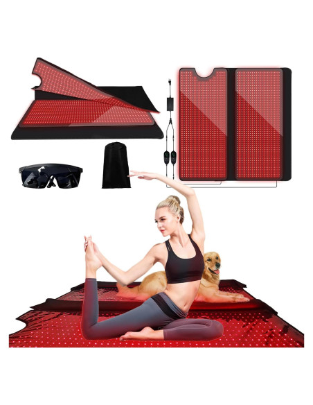 Saco de Dormir Terapia de Luz Roja GUYULUX 180x60cm 2352 LEDs