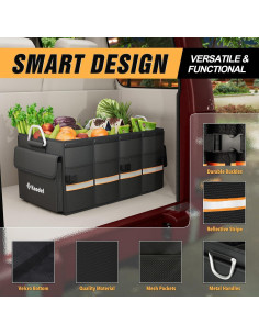 Organizador de Maletero K KNODEL Plegable Negro 22.68kg 2