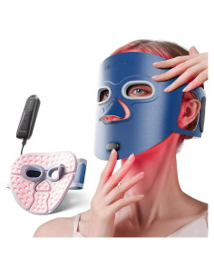 Máscara de Terapia de Luz LED Hello Face M500 para Acné y Arrugas