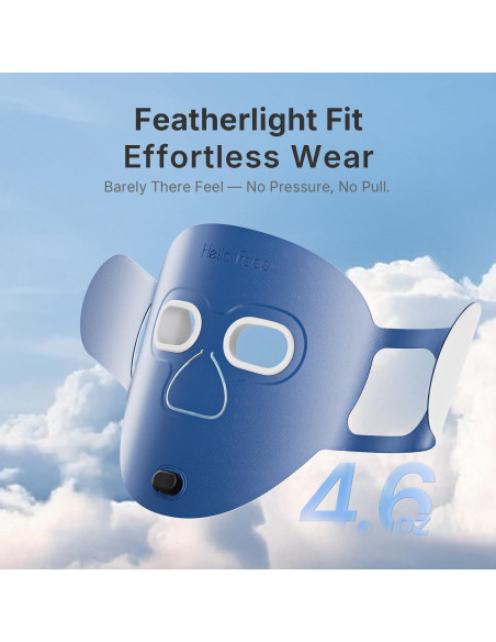 Máscara de Terapia de Luz LED Hello Face M500 para Acné y Arrugas