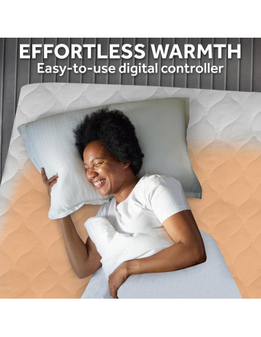 Protector de colchón calefaccionado Sunbeam Individual 99x191 cm