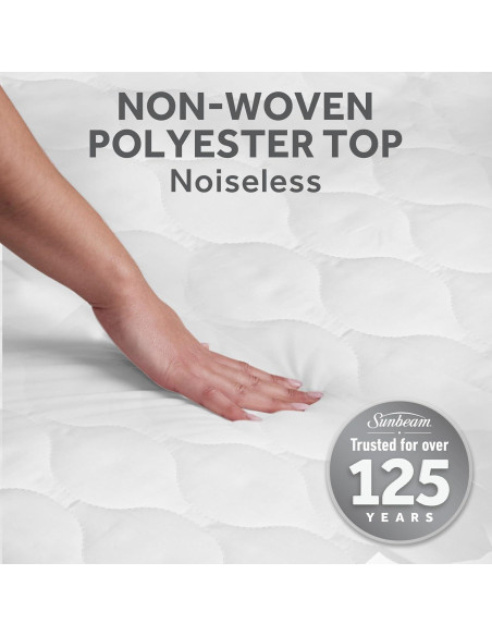 Protector de colchón calefaccionado Sunbeam Individual 99x191 cm