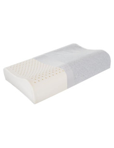 Almohada de látex TIERSINI para cuello 60x40 cm con soporte