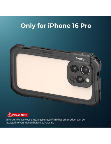 Cámara Móvil SmallRig 5008 para iPhone 16 Pro - Kit Básico