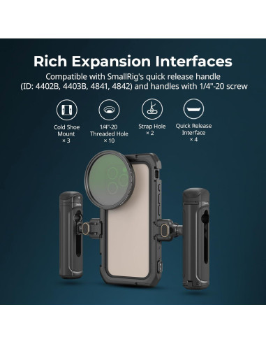 Cámara Móvil SmallRig 5008 para iPhone 16 Pro - Kit Básico