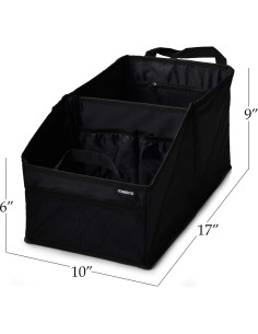 Organizador de Asiento Trasero Masirs Plegable Negro 43x25cm 2
