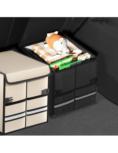 Organizador de Maletero GSCDJCM 36L Plegable Impermeable Beige