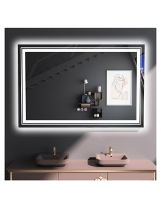 Espejo de Baño LED Snowdool 121.9x76.2cm Anti-Niebla