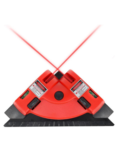 Nivel de Ángulo Recto Láser VortecSys DC-01 9.14m con Ventosas