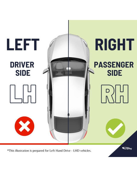 Cristal Espejo Lateral Derecho Spieg Calentado Fortwo 2008-2016