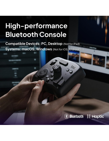 Controlador Bluetooth TourBox Elite para Edición de Video y Fotografía