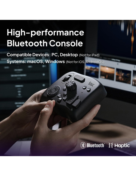 Controlador Bluetooth TourBox Elite para Edición de Video y Fotografía