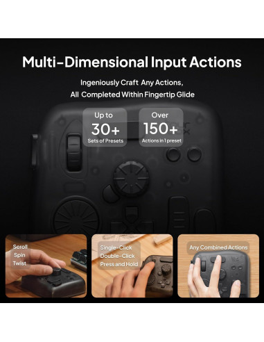 Controlador Bluetooth TourBox Elite para Edición de Video y Fotografía