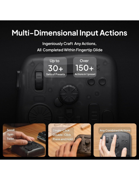 Controlador Bluetooth TourBox Elite para Edición de Video y Fotografía