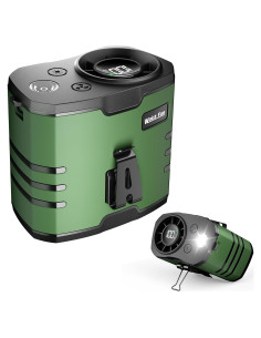 Ventilador Portátil ENVTEK 10000mAh Verde 10 Velocidades