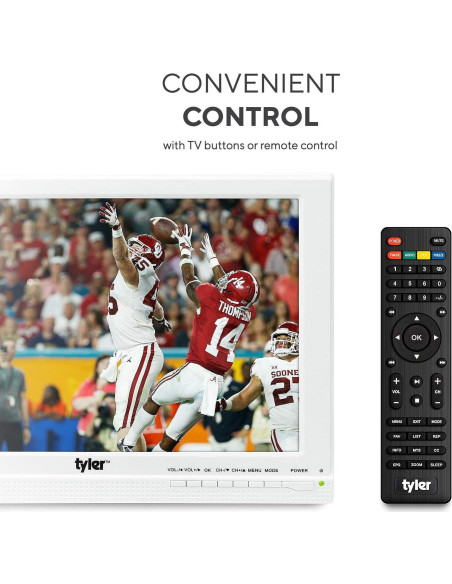 Televisor portátil LCD Tyler TTV707-13 13.3" 1080P con batería