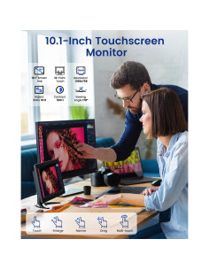 Monitor de Seguridad Eyoyo 10" Táctil HDMI 1366x768 Altavoces 2