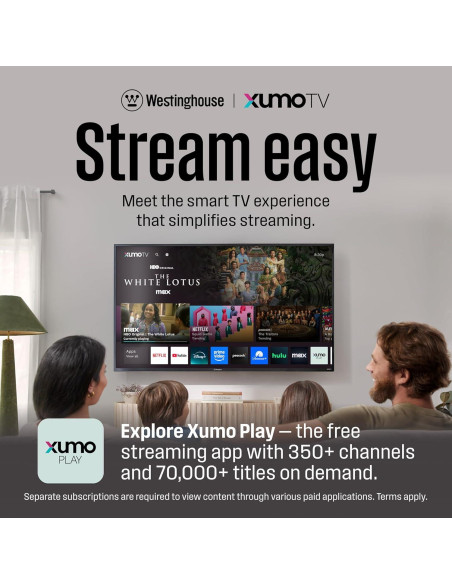 Televisor LED Westinghouse 24" HD con Control Remoto por Voz