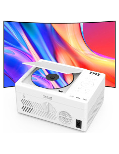 Proyector Bluetooth TMY 1080P con DVD y altavoz incorporado