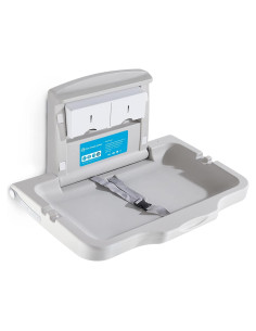 Estación de Cambio de Bebé Ksitex Plegable Montada en Pared HDPE