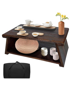 Mesa de Meditación Plegable Koretech de Paulownia 34x58cm